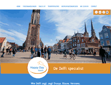 Tablet Screenshot of happydaytours.nl
